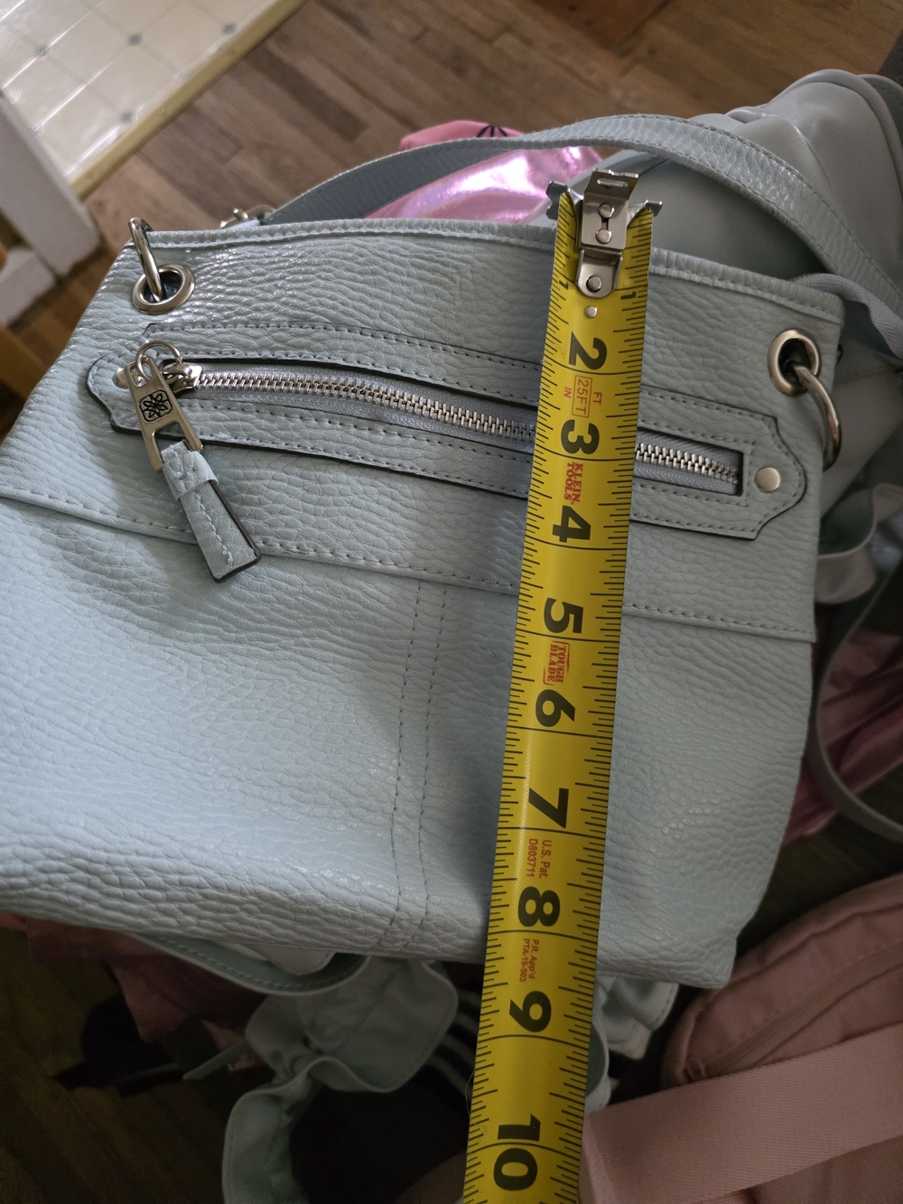Source Unknown Light Blue Crossbody Bag - Slim Shoulder Purse - Picture 12 of 12